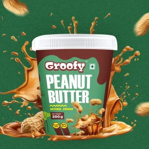 Groofy Natural Peanut Butter Crunch – 200gm